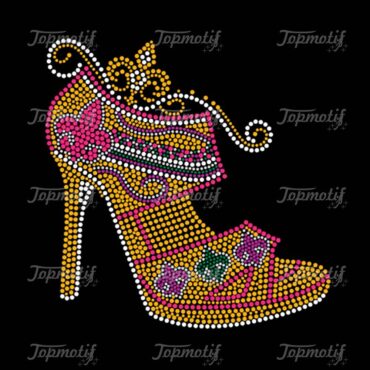 Wholesale Mardi Gras Hot Fix Rhinestone Transfer For Garment